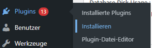 Installing a plugin in WordPress